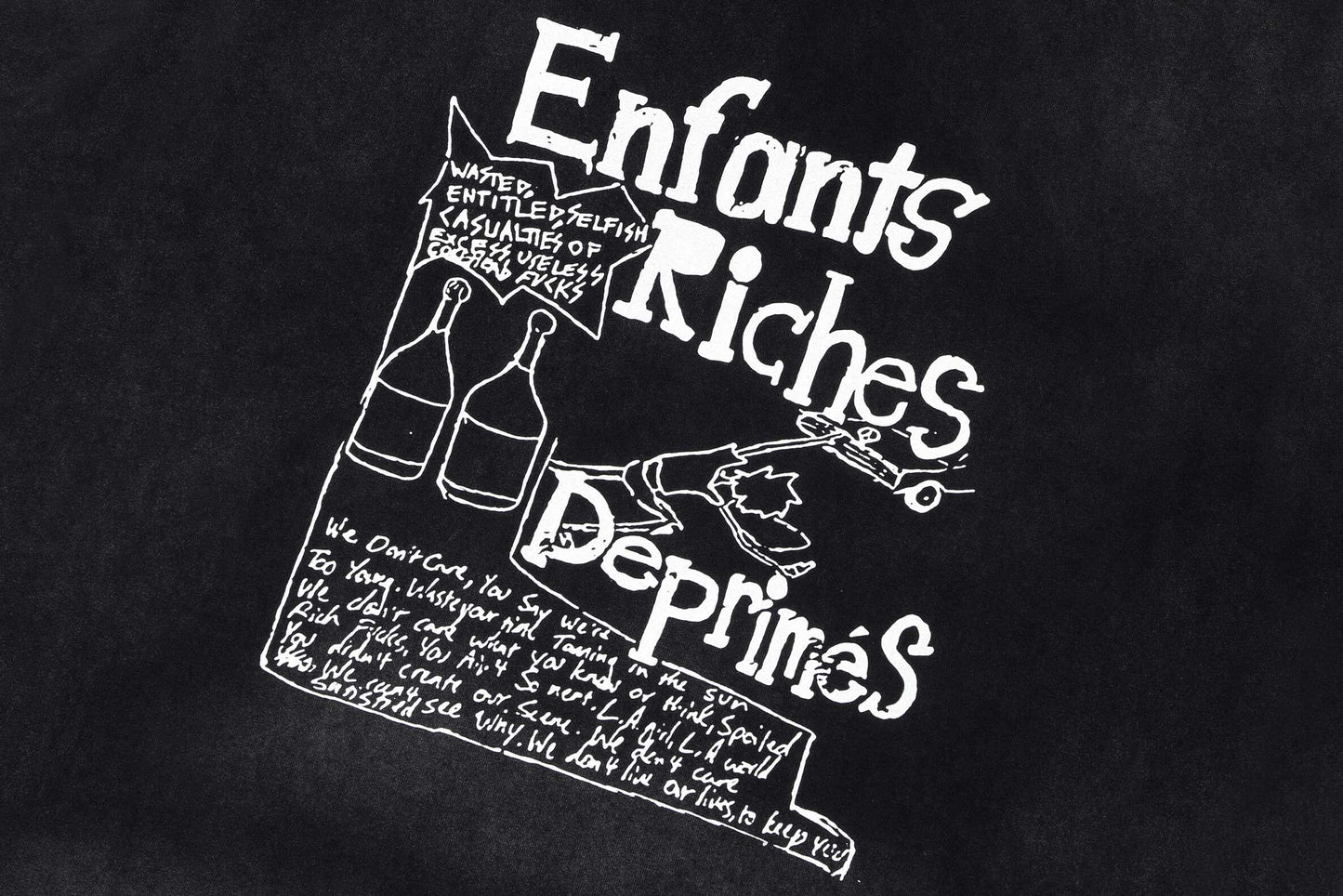 ENFANT RICHE DEPRIME WASTED T-SHIRT