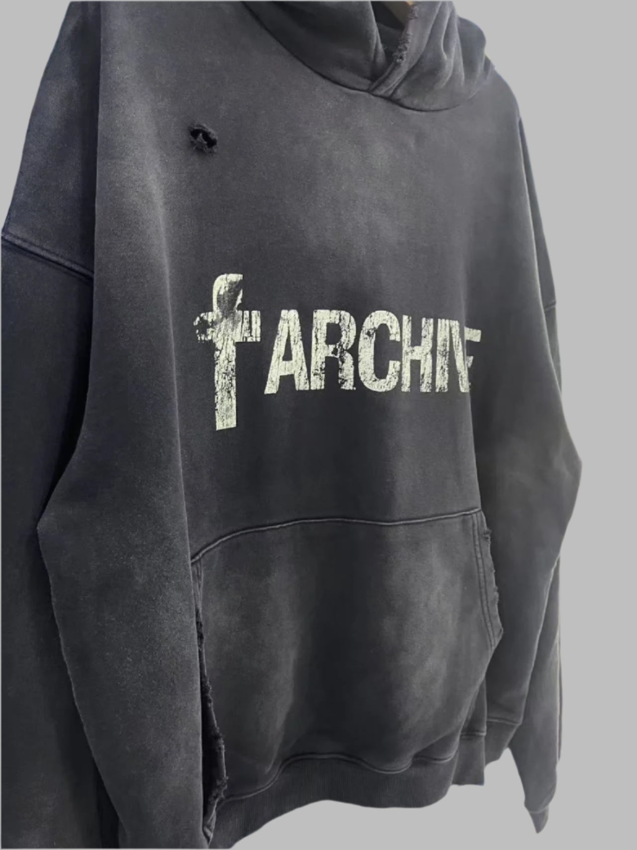 Far Archive 'Cross Aged' Vintage Hoodie