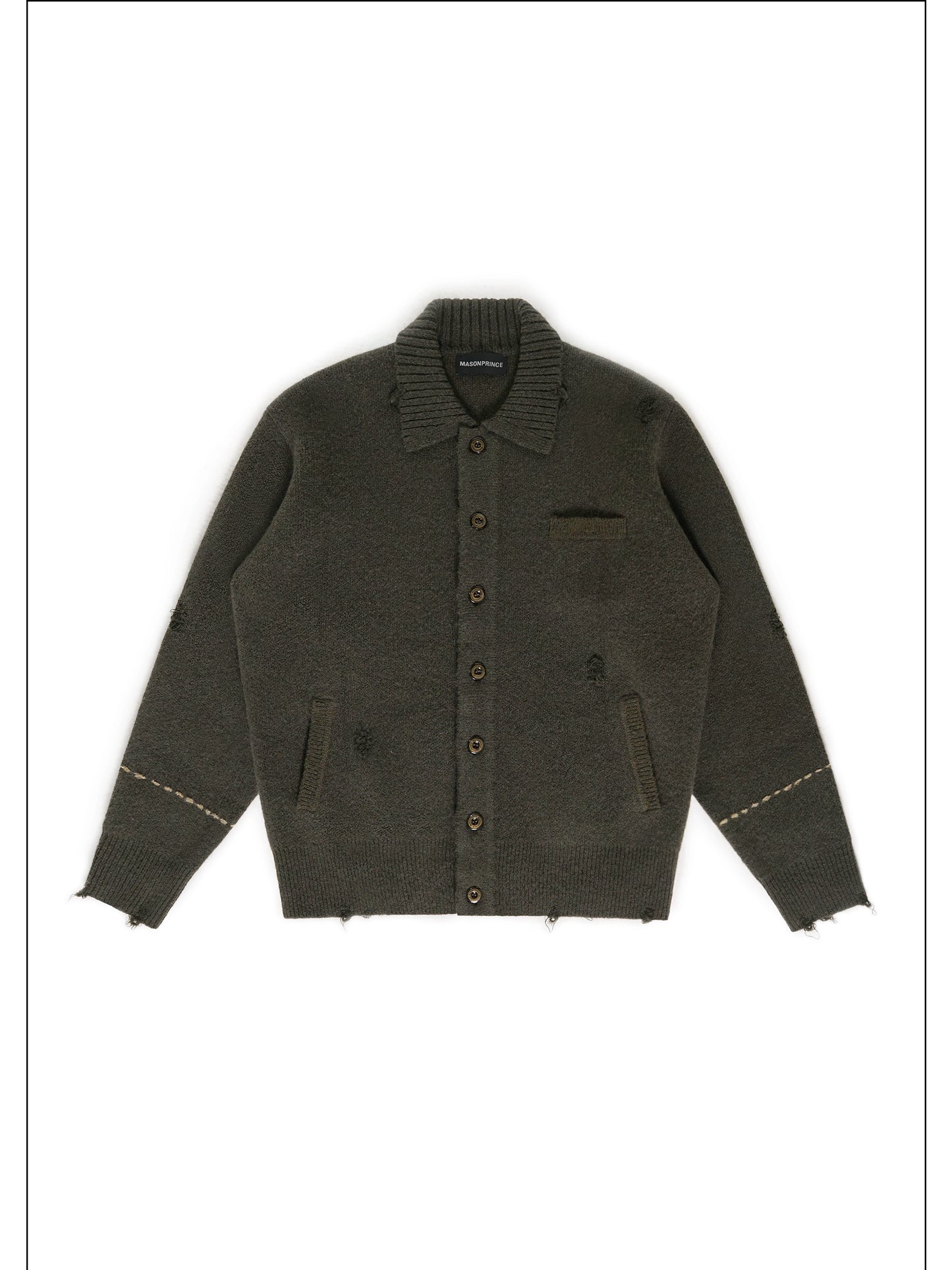 MASONPRINCE Wool Handmade Sweater Cardigan