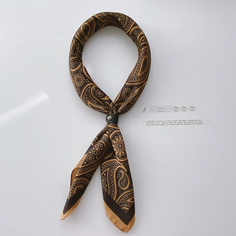 NUBI Square Silk Scarf