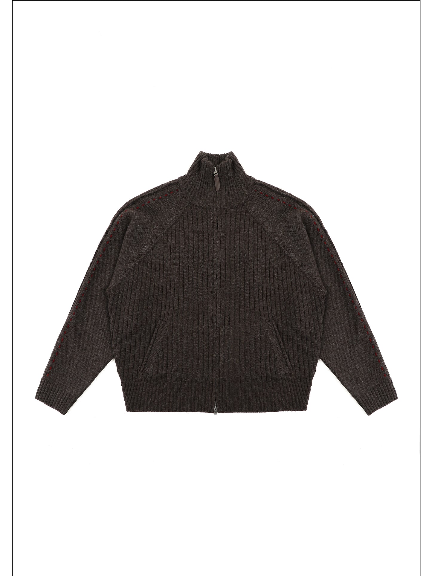MASONPRINCE 90 Sport-patch Wool Sweater Cardigan