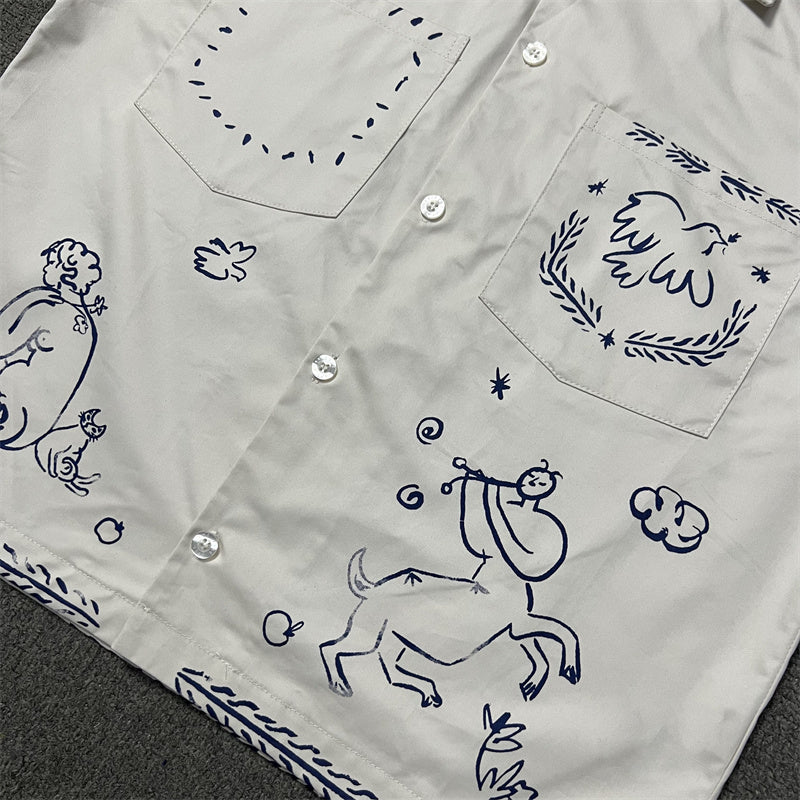 AIME LEON DORE 'Le Pigeon' Short sleeve shirt