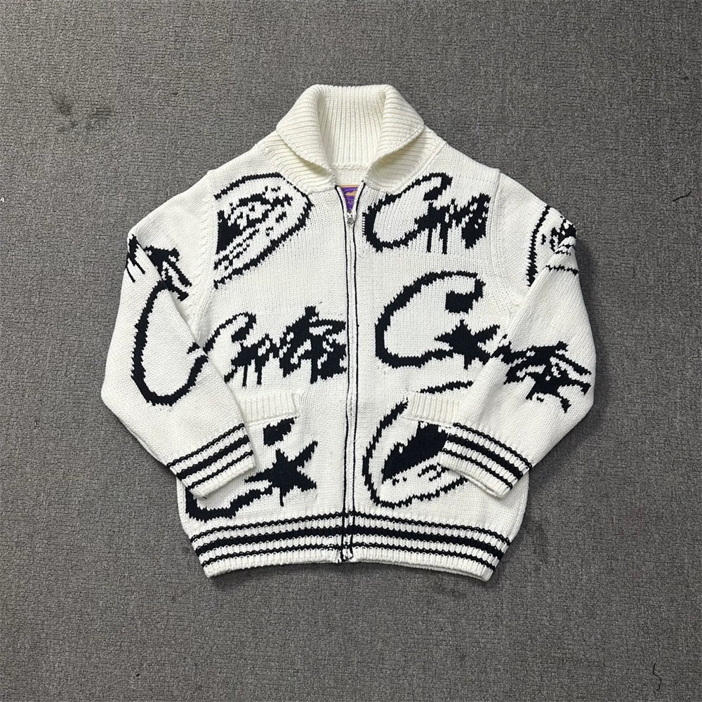 CORTEIZ VVS JACQUARD KNIT ZIP