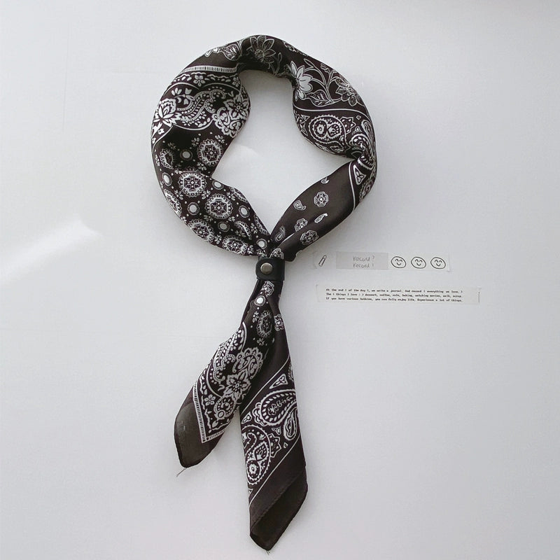 NUBI Square Silk Scarf