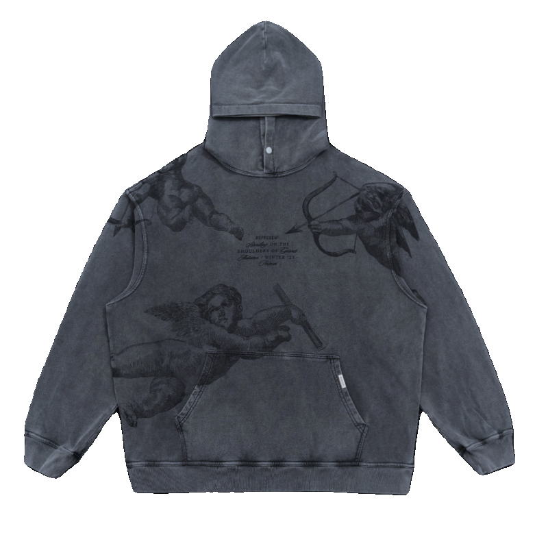 REPRESENT ANGEL CHERUB WASHED HOODIE