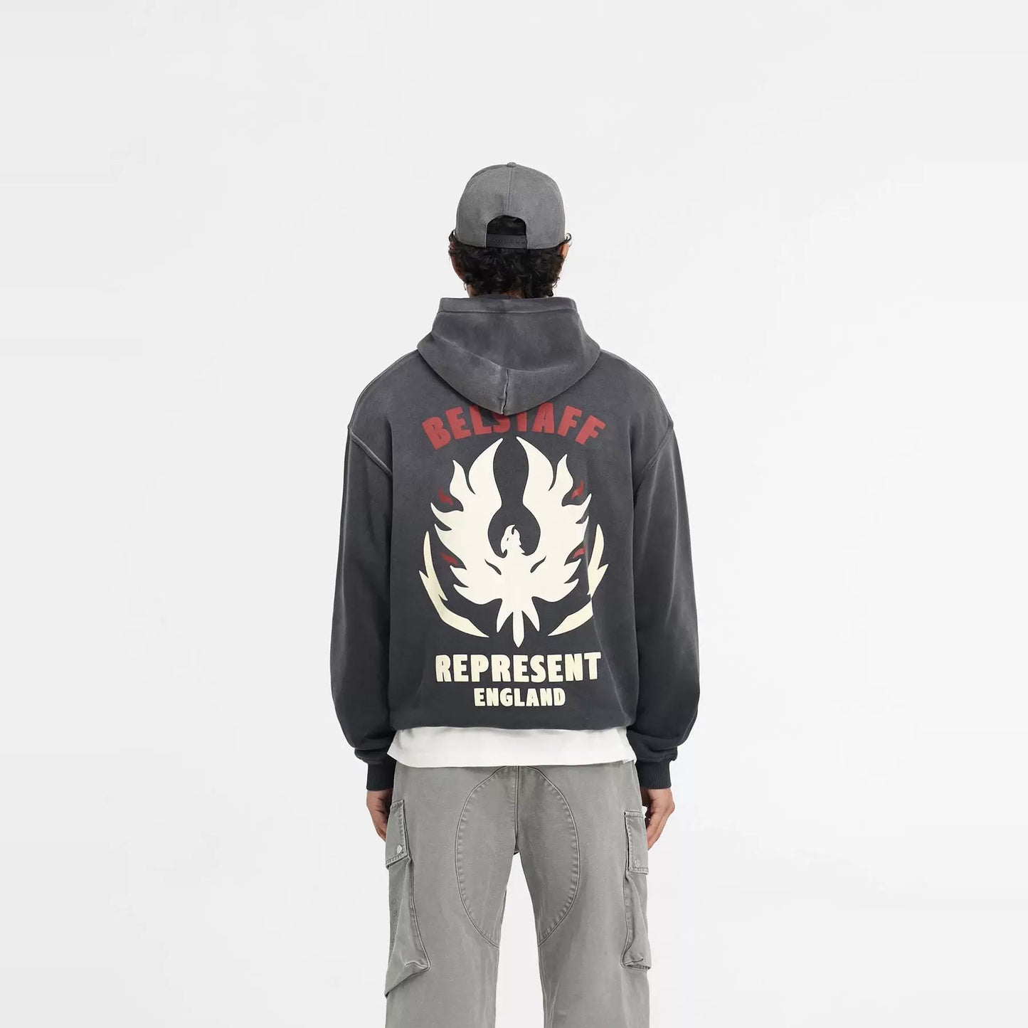 REPRESENT BELSTAFF FLAME NIRVANA PHOENIX HOODIE