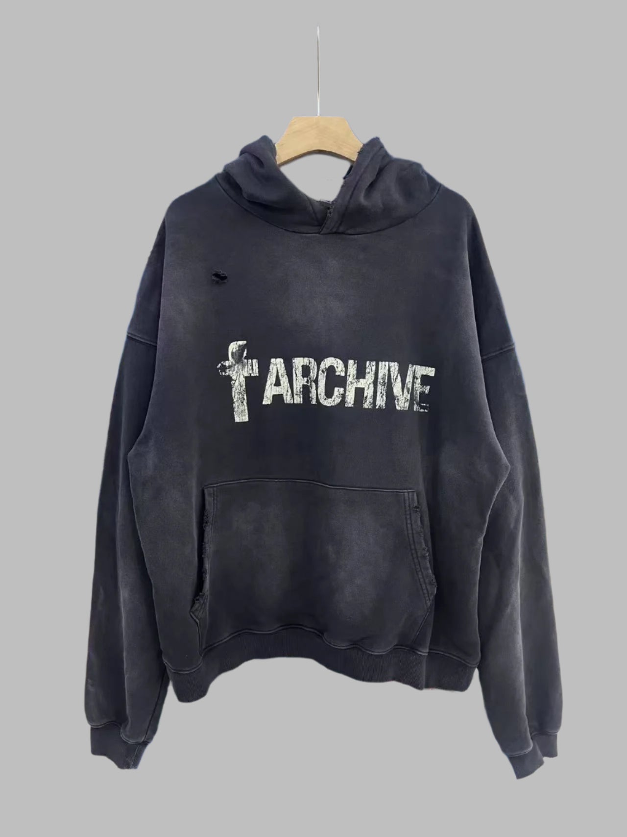 Far Archive 'Cross Aged' Vintage Hoodie