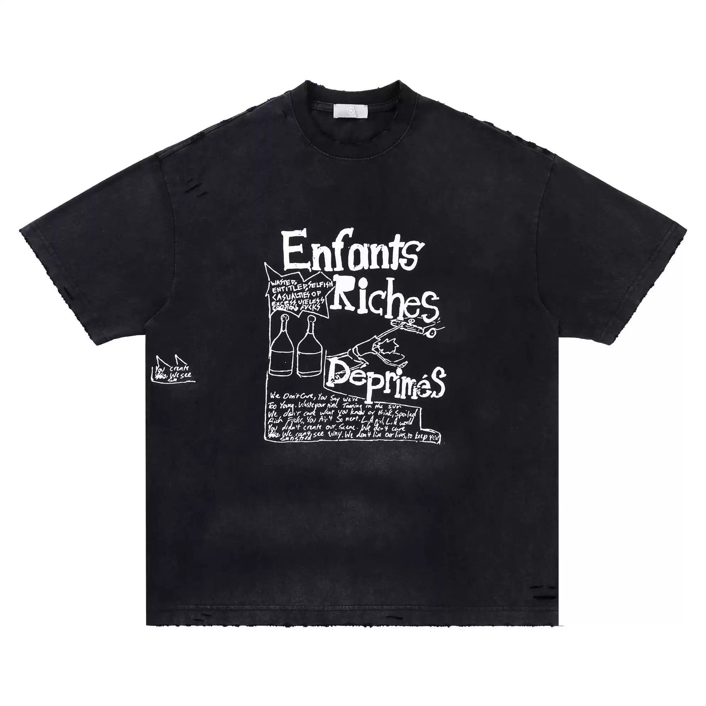 ENFANT RICHE DEPRIME WASTED T-SHIRT
