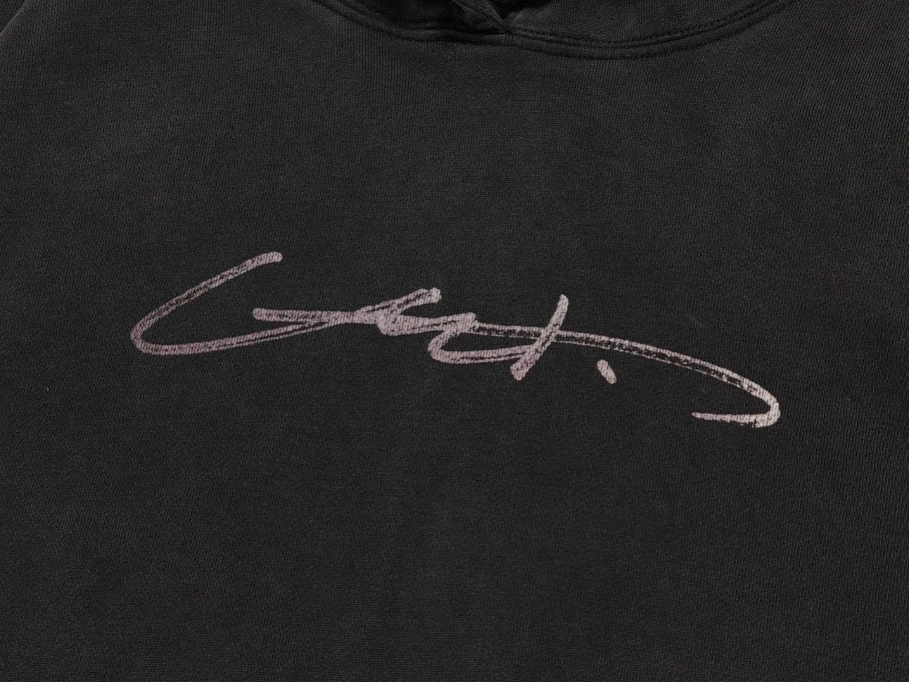 MONEY SIGNATURE DISTRESSED HOODIE