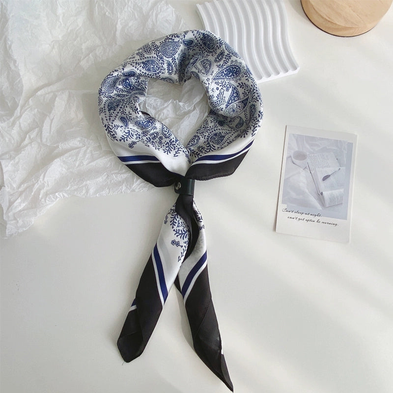 NUBI Square Silk Scarf