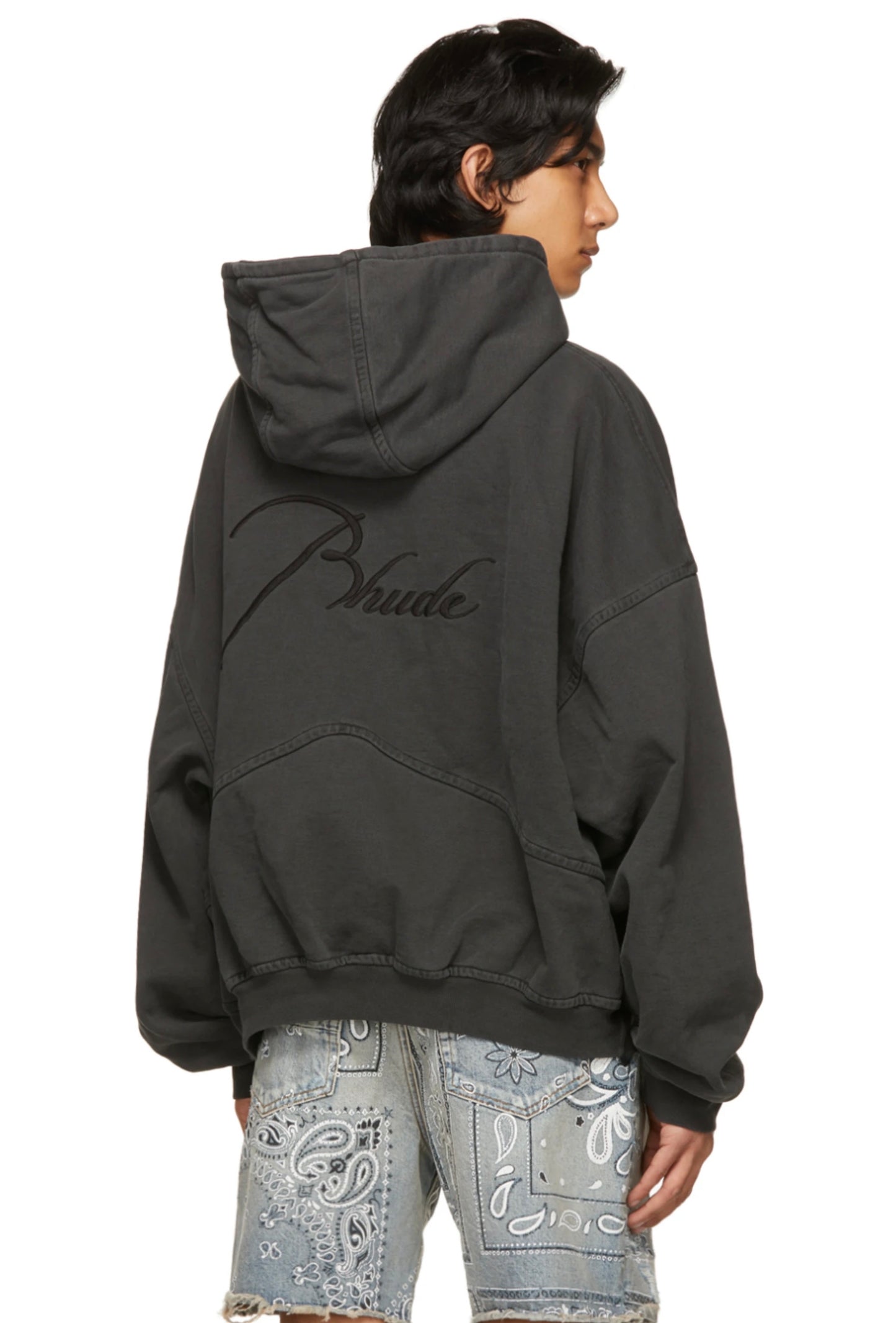RHUDE ZIP UP HOODIE