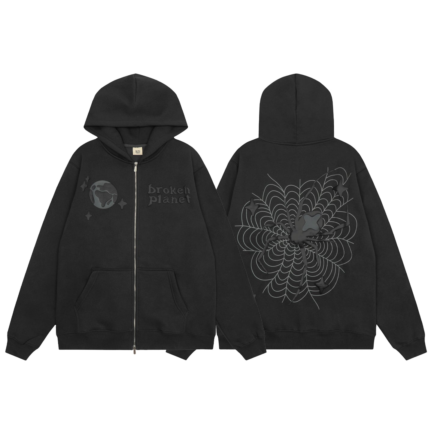 BROKEN PLANET In The Web Zip-up Hoodie