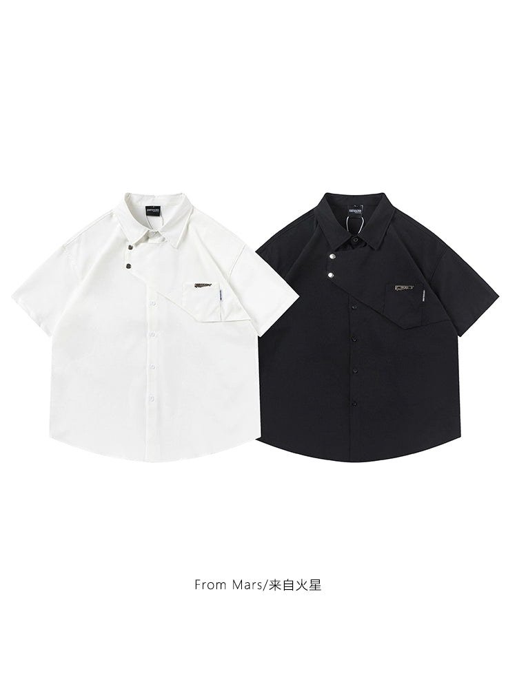 NUBI 'Memories' Loose S/S Shirt