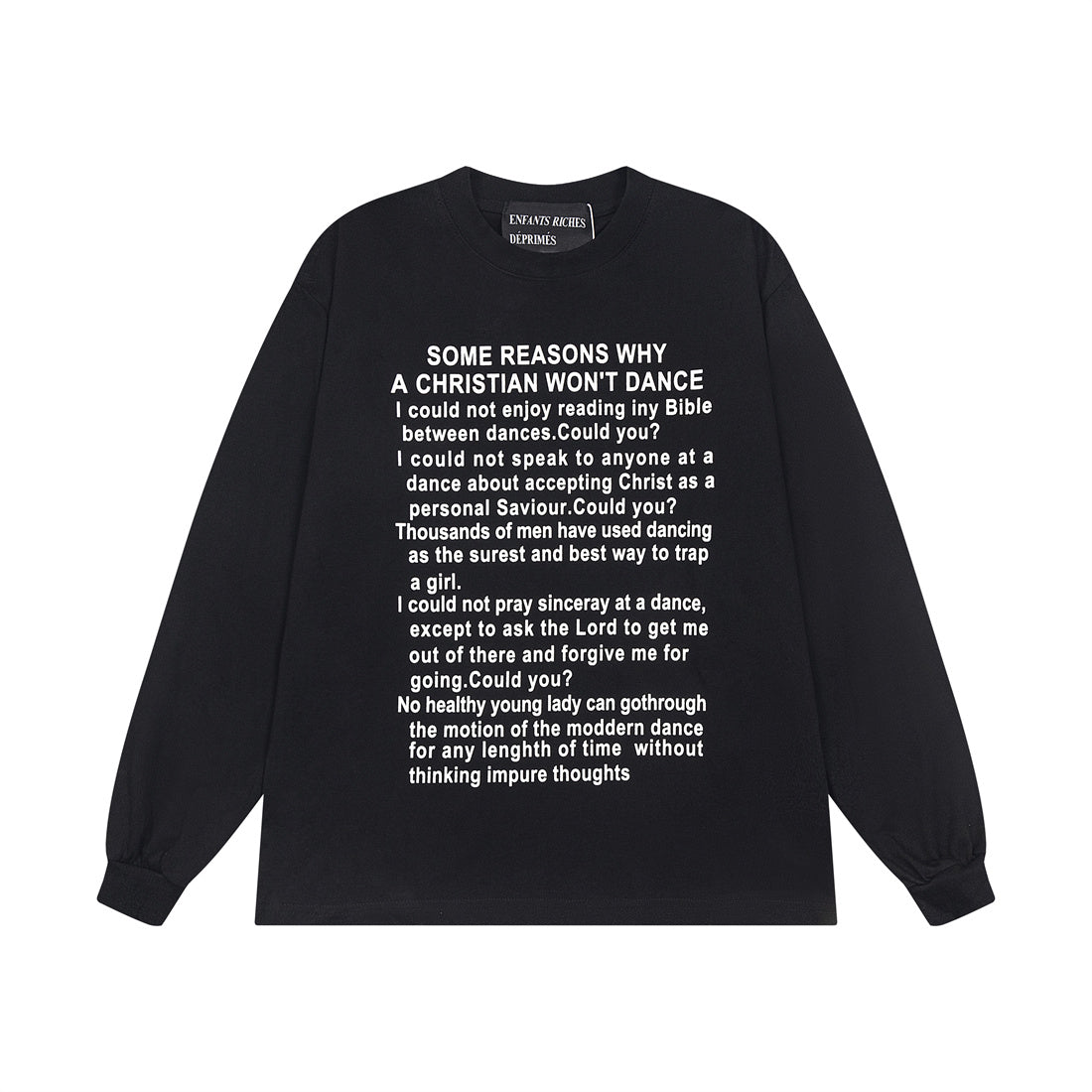 ENFANT RICHE DEPRIME CLASSIC LOGO L/S TEE