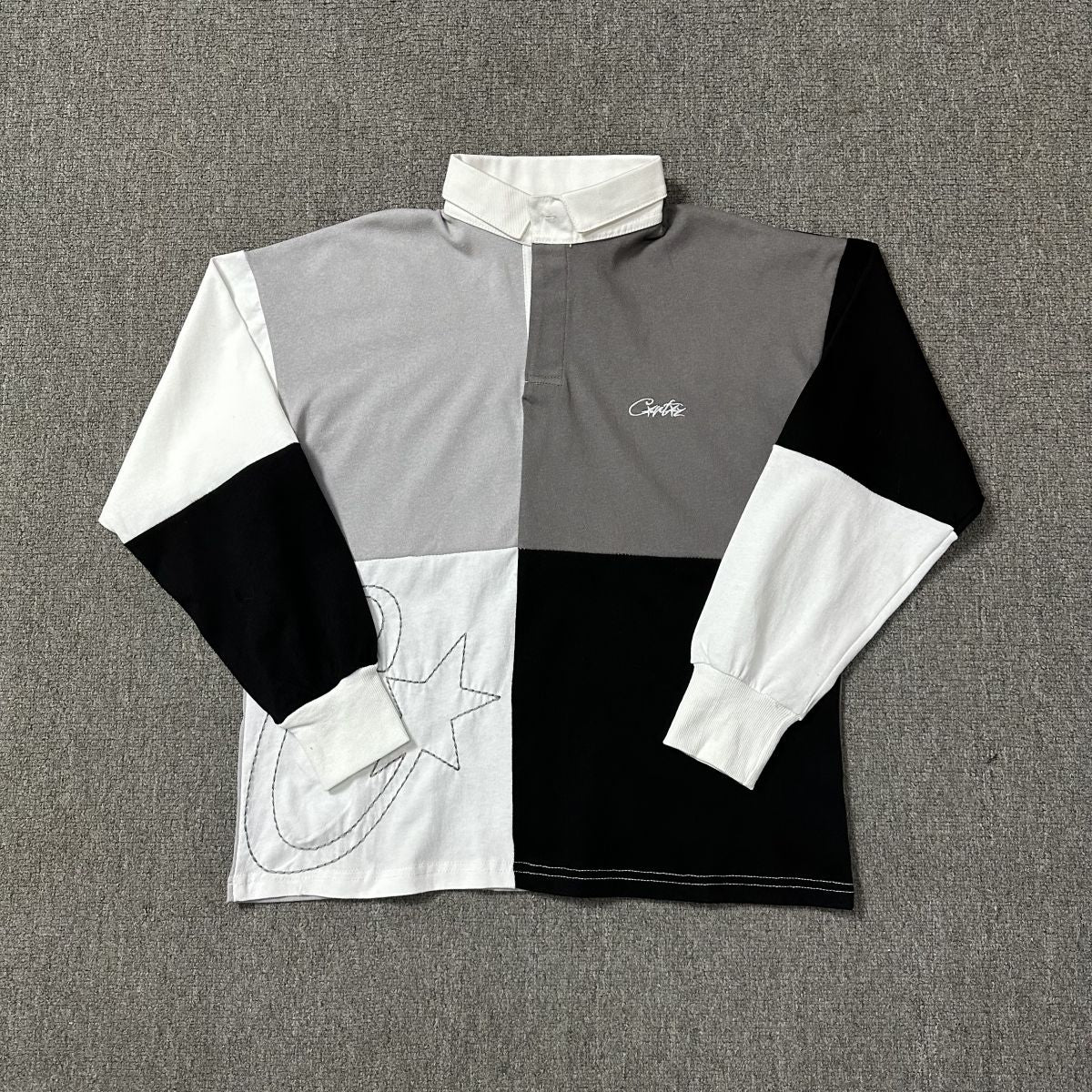 CORTEIZ Rugby Greyscale L/S T-Shirt