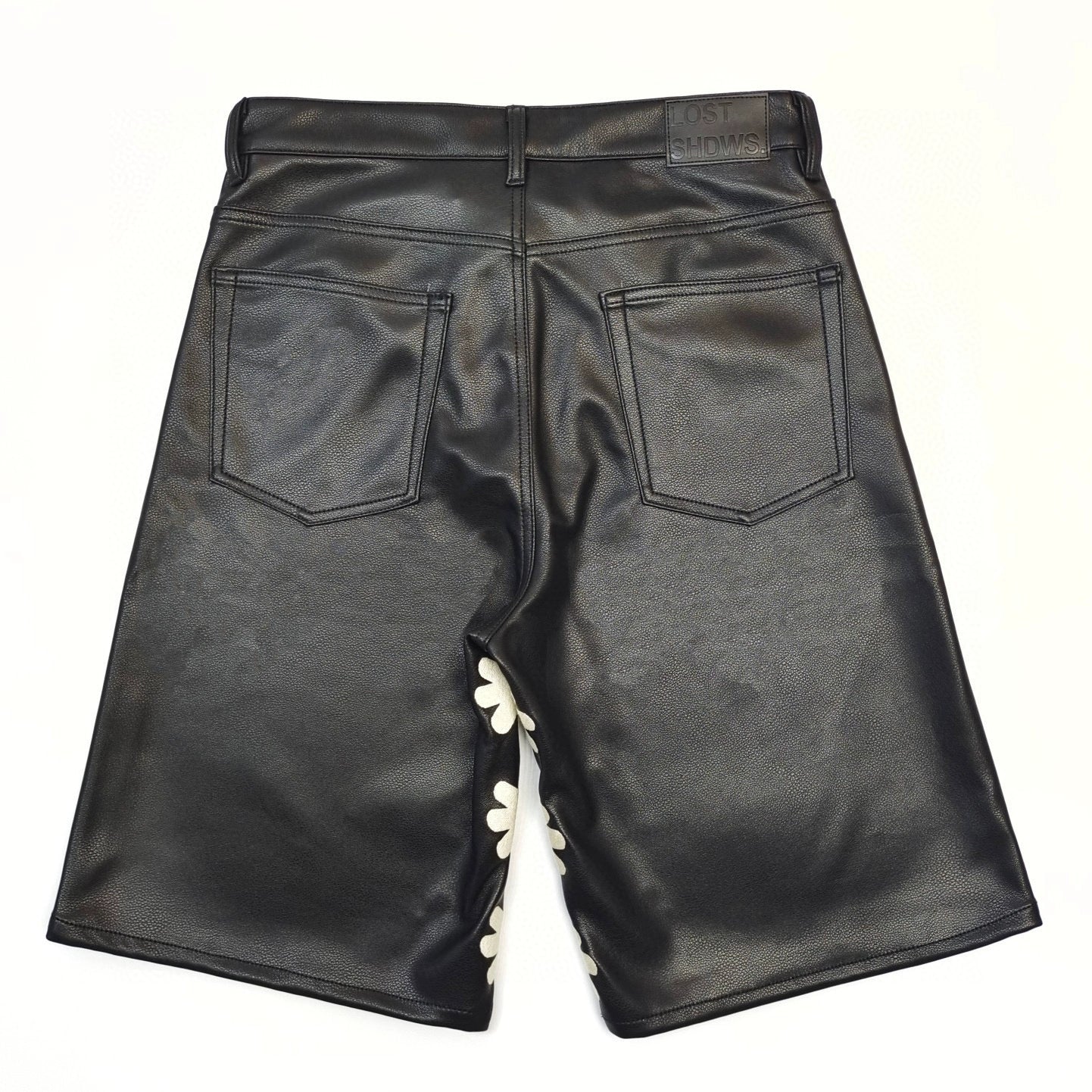 LOSTSHDWS leather shorts