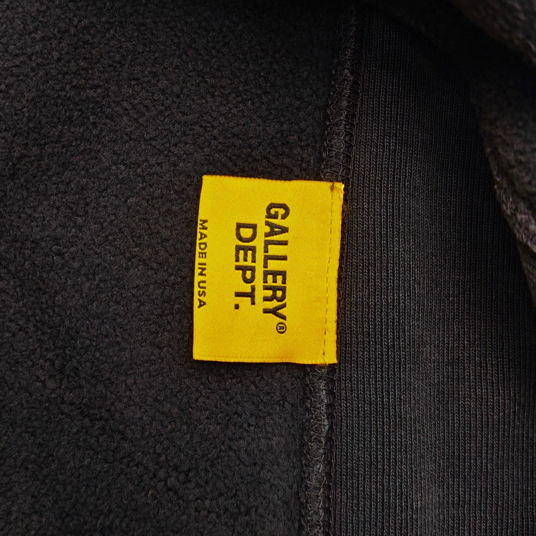 GALLERY DEPT ATK DISTRESSED LOGO HOODIE