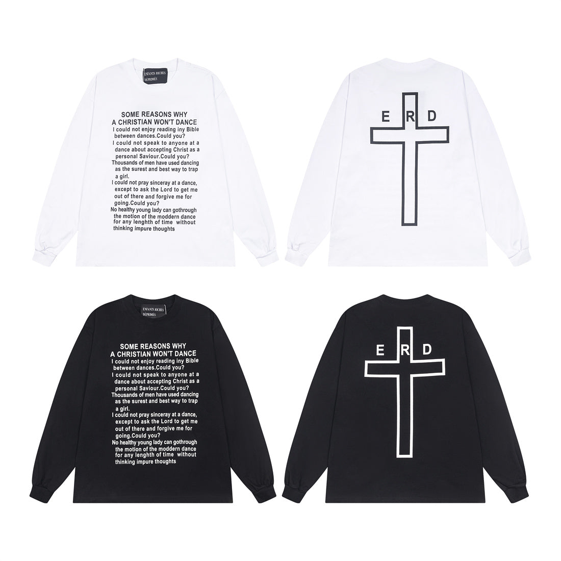 ENFANT RICHE DEPRIME CLASSIC LOGO L/S TEE