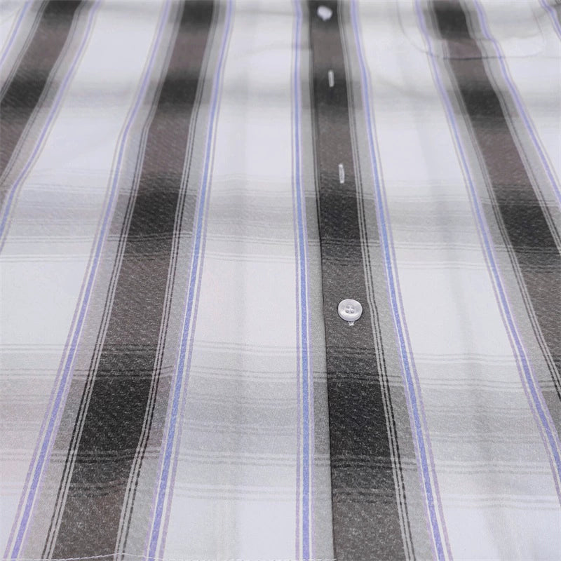 WACKO MARIA Plaid Hawaiian L/S Shirt