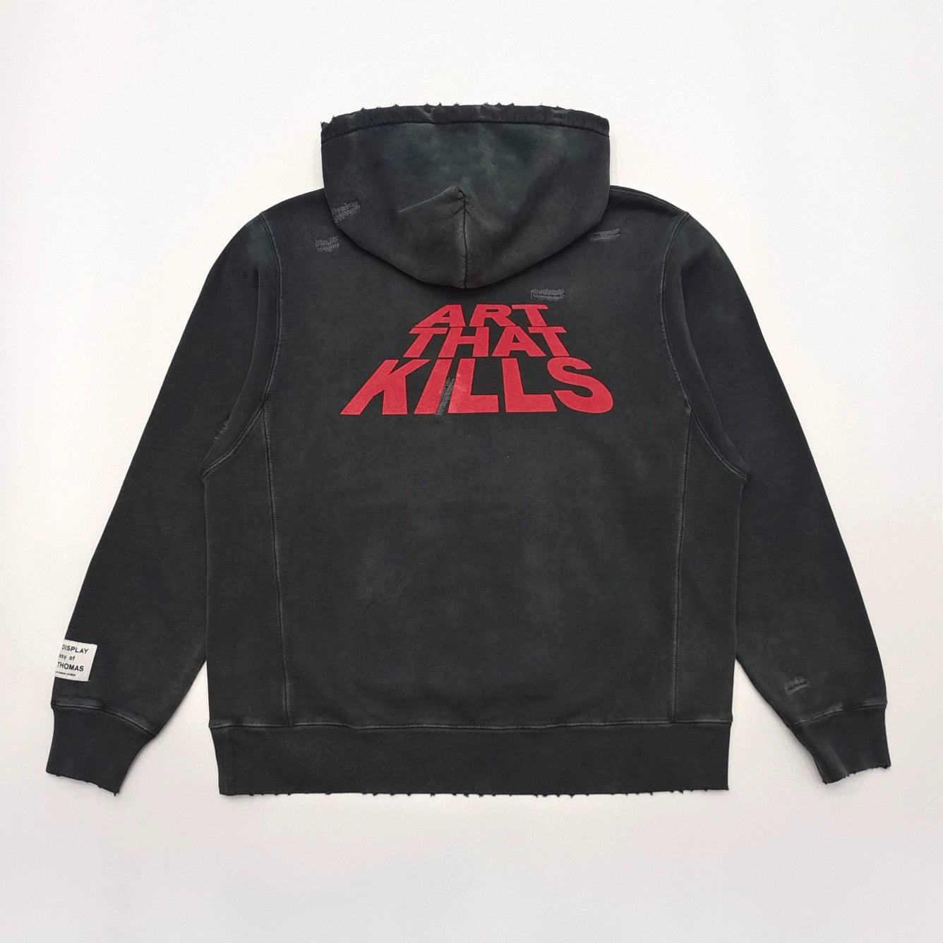 GALLERY DEPT ATK DISTRESSED LOGO HOODIE