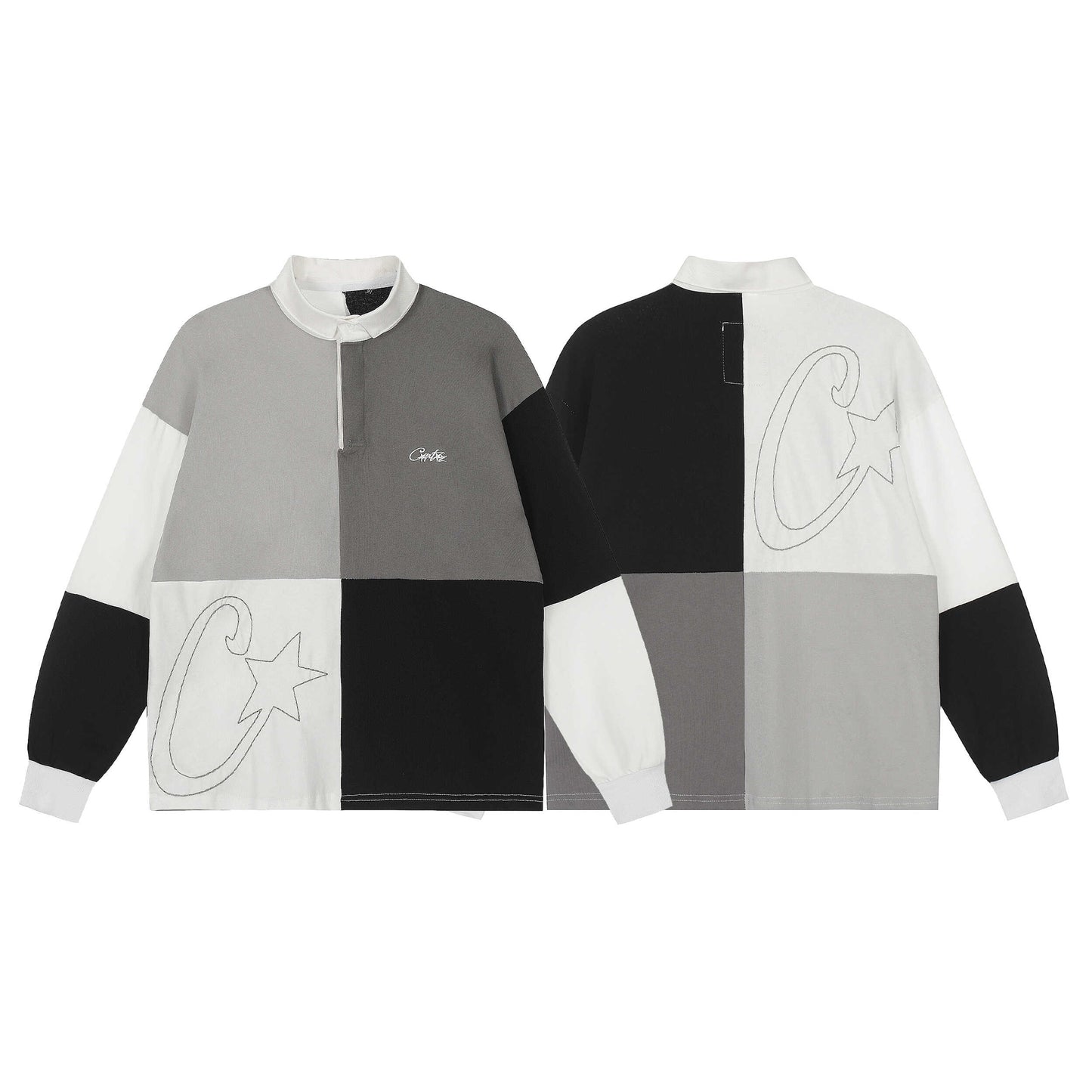CORTEIZ Rugby Greyscale L/S T-Shirt