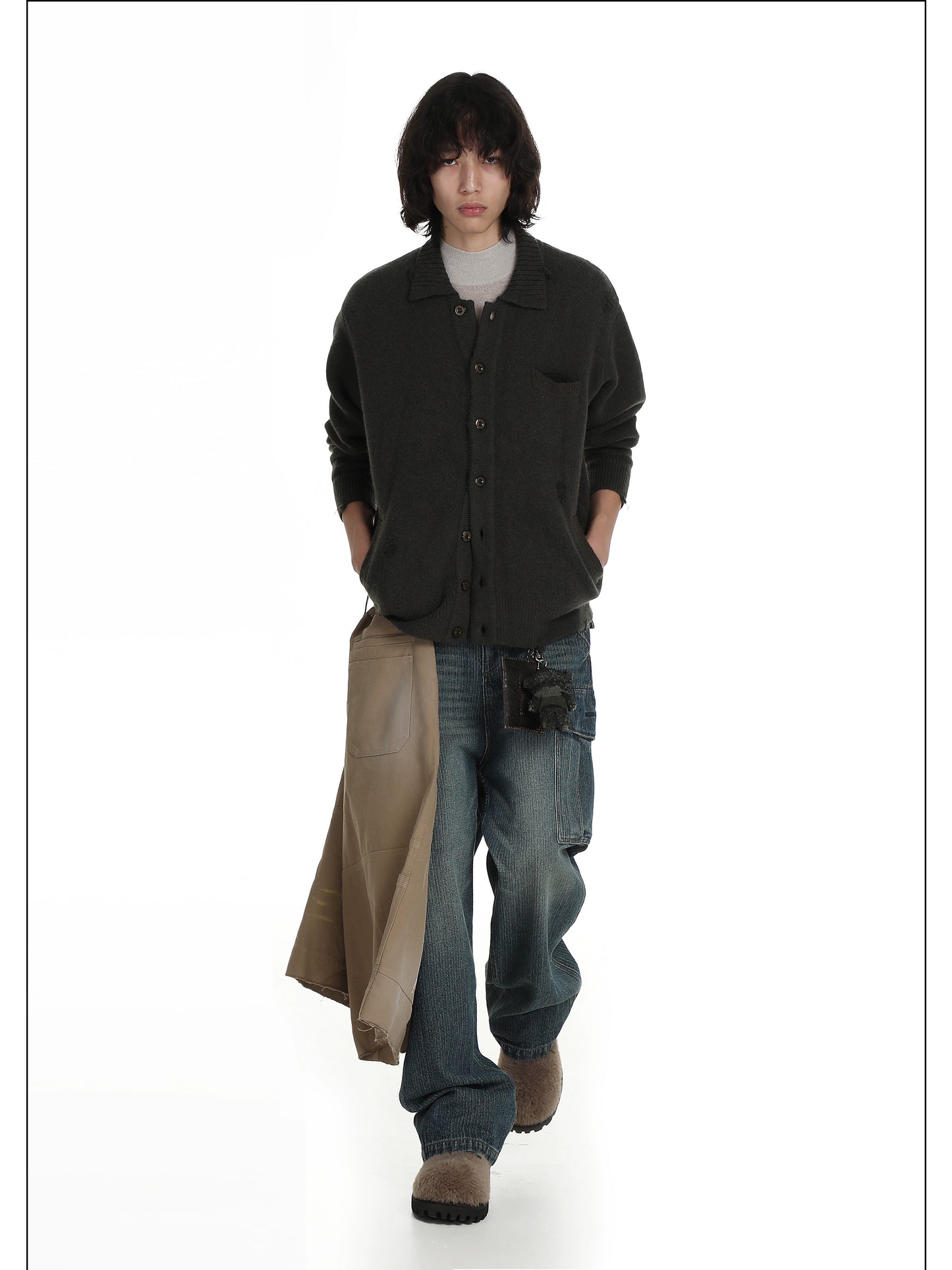 MASONPRINCE Wool Handmade Sweater Cardigan