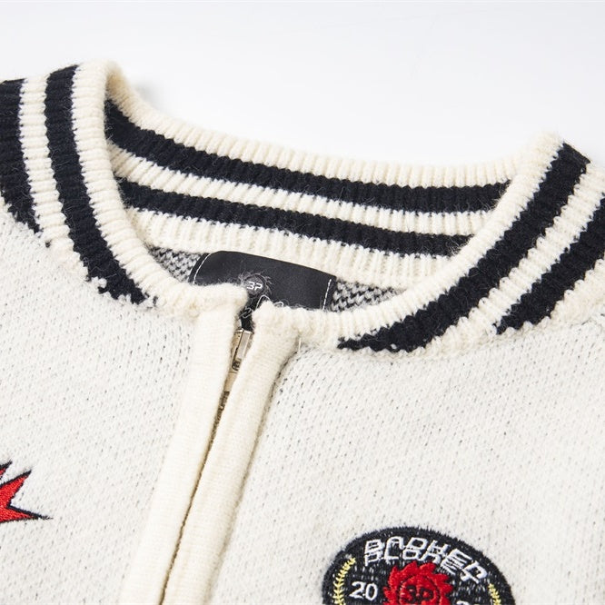 BROKEN PLANET KNITTED CARDIGAN