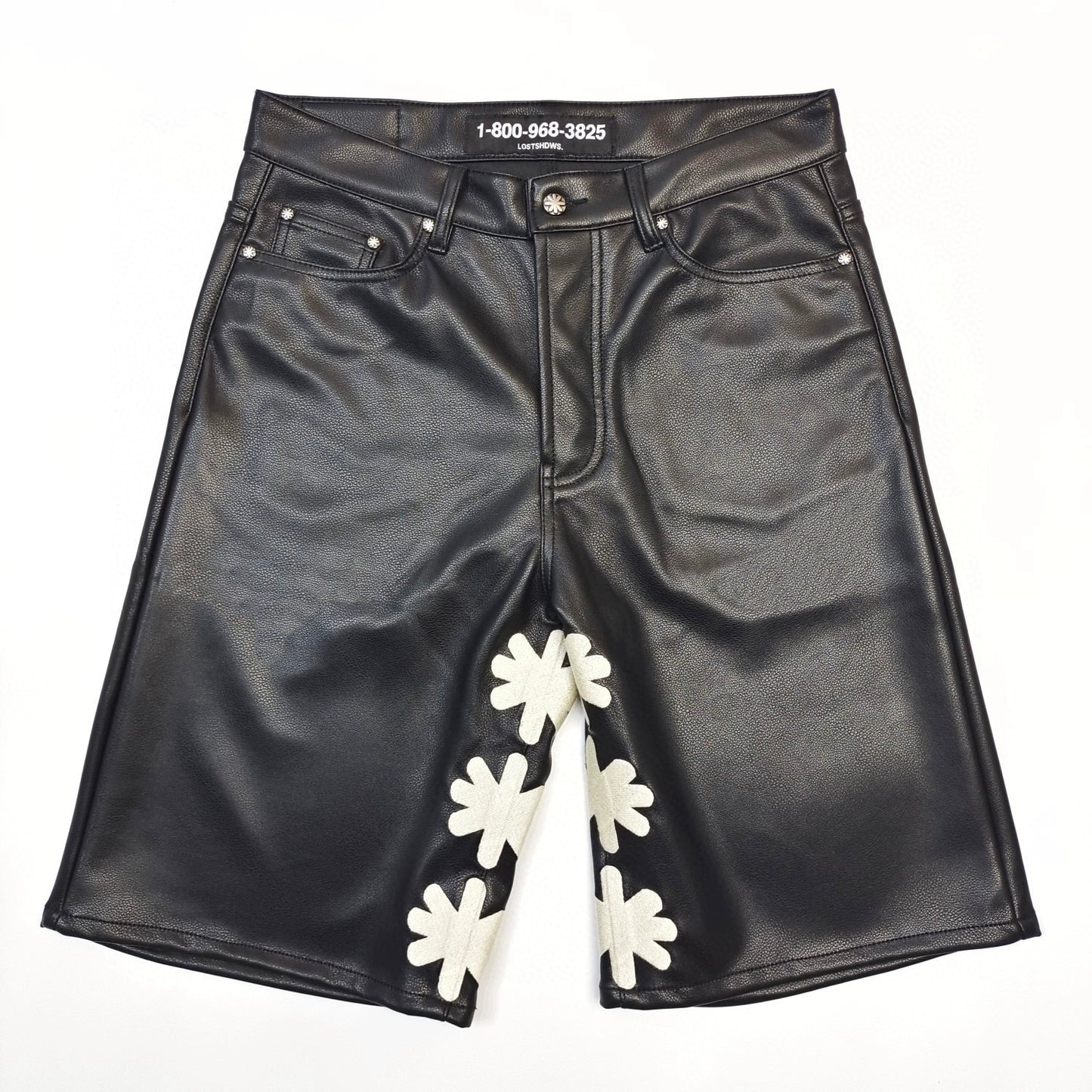 LOSTSHDWS leather shorts