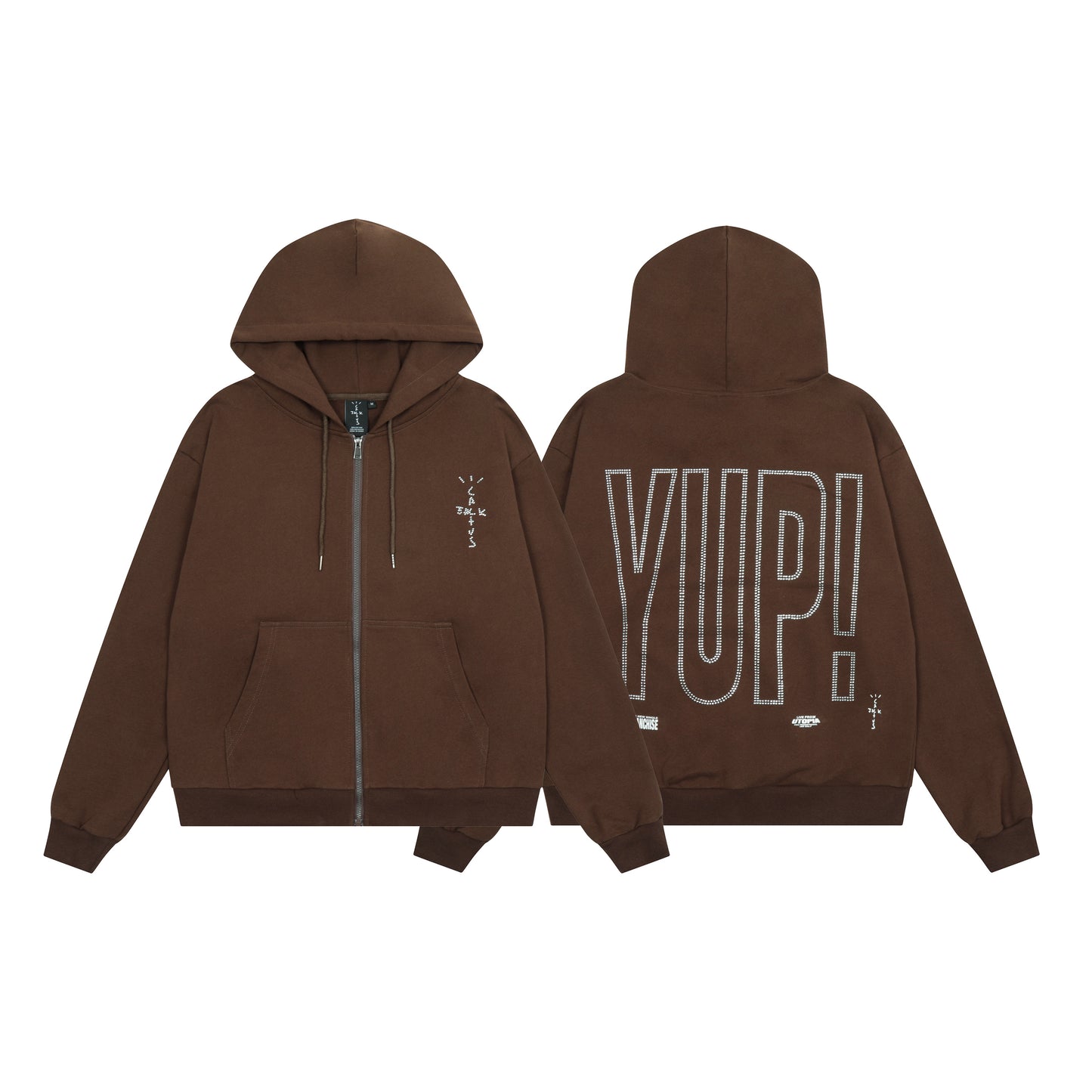 Cactus Jack YUP! Zip-up Hoodie