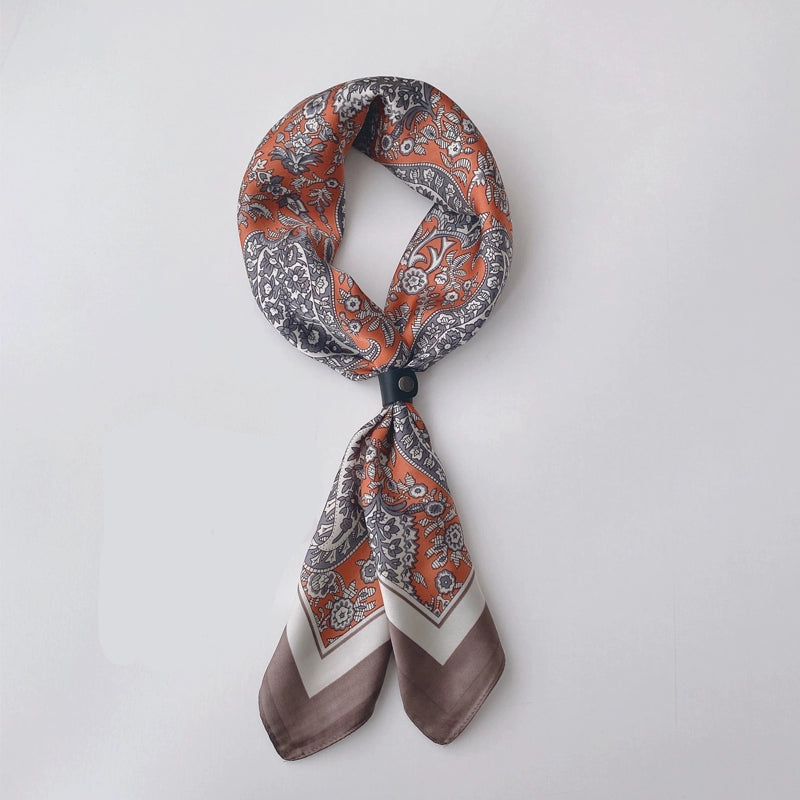 NUBI Square Silk Scarf