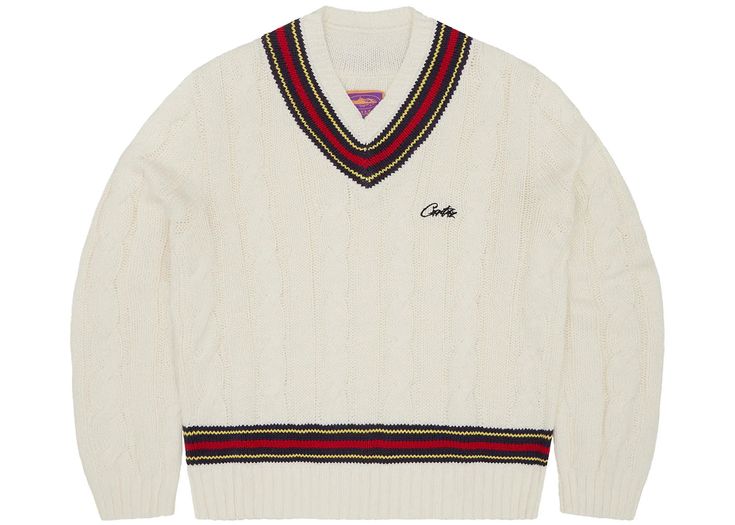 CORTEIZ WIMBLEDON KNIT Sweaters [White]