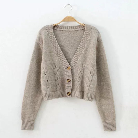 Button Knitwear Cardigan Sweaters