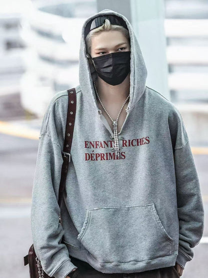 ENFANT RICHE DEPRIME CLASSIC LOGO HOODIE [HEATHER GREY]