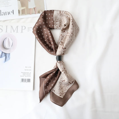 NUBI Square Silk Scarf