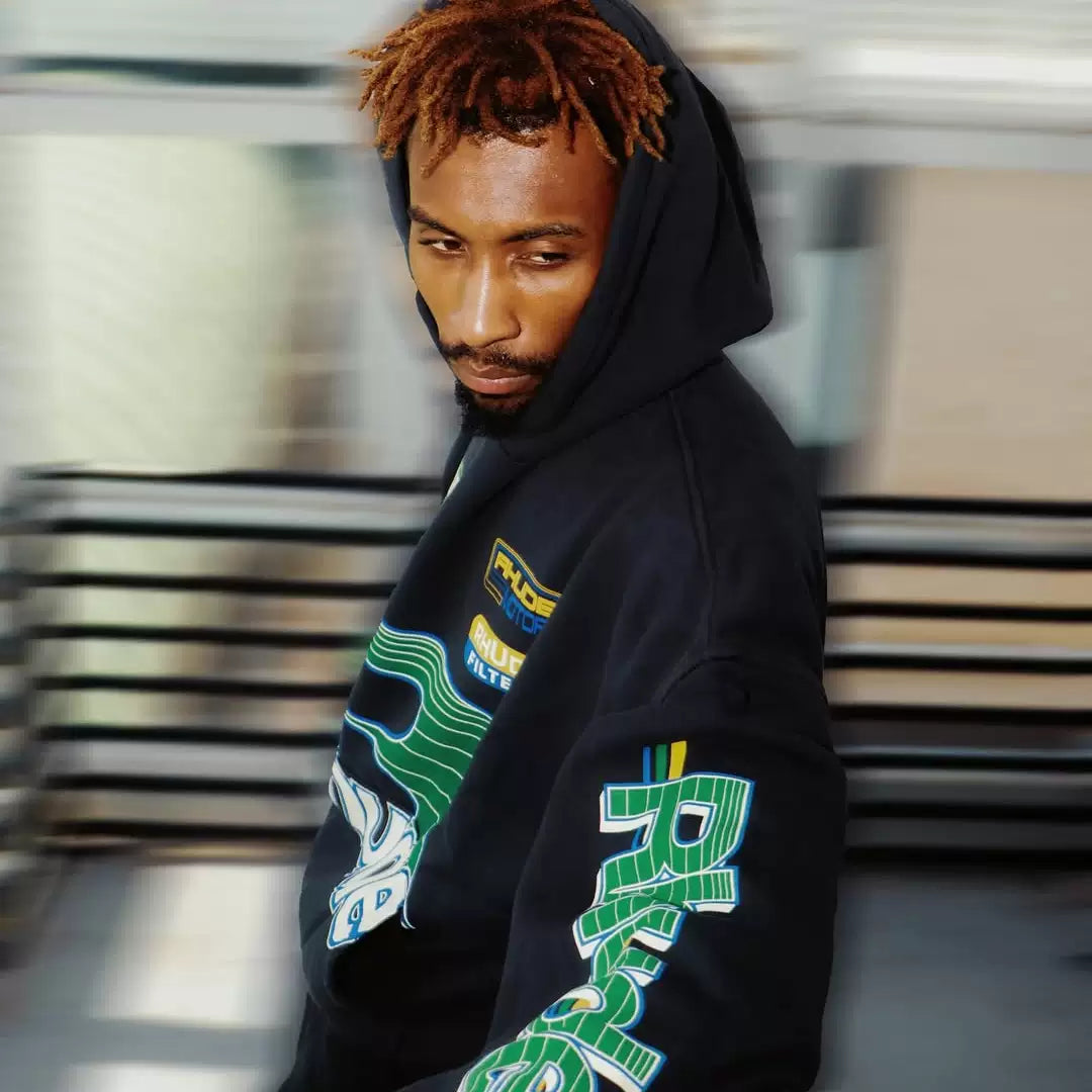 RHUDE ROADWAY RACING HOODIE