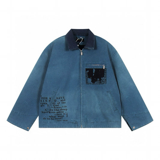ENFANT RICHE DEPRIME CHAPITRE XX MOLESKIN WORK DENIM JACKET