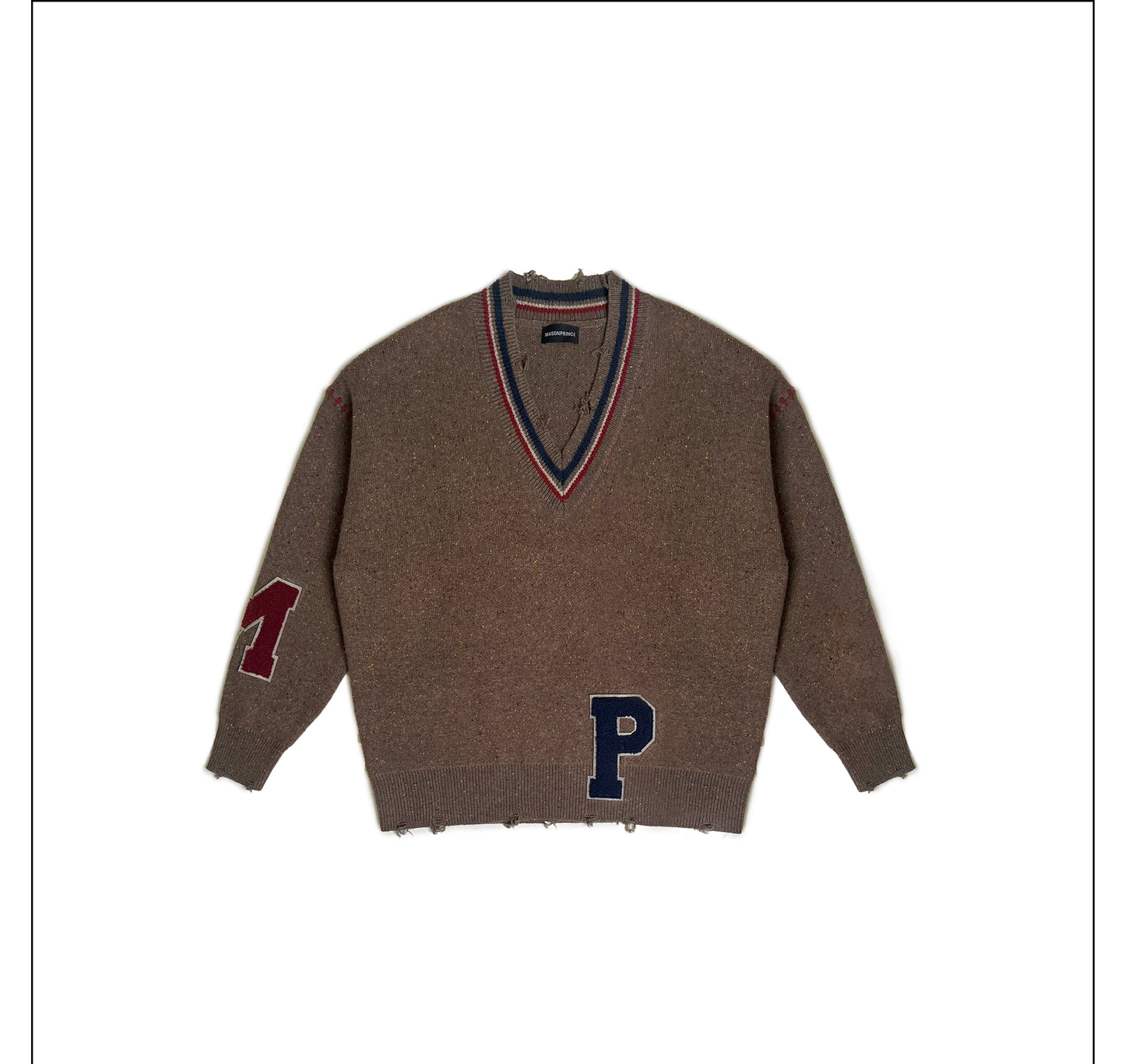MASONPRINCE MP Cashmere Layered Loose Sweater