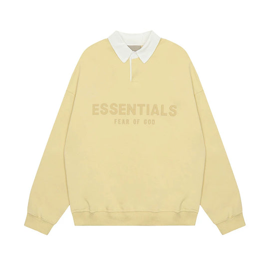 FOG ESSENTIALS POLO SWEATSHIRT [Yellow]