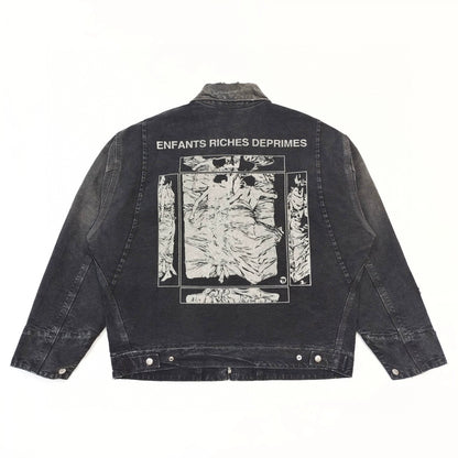 ENFANT RICHE DEPRIME VINTAGE LAPEL ZIP JACKET