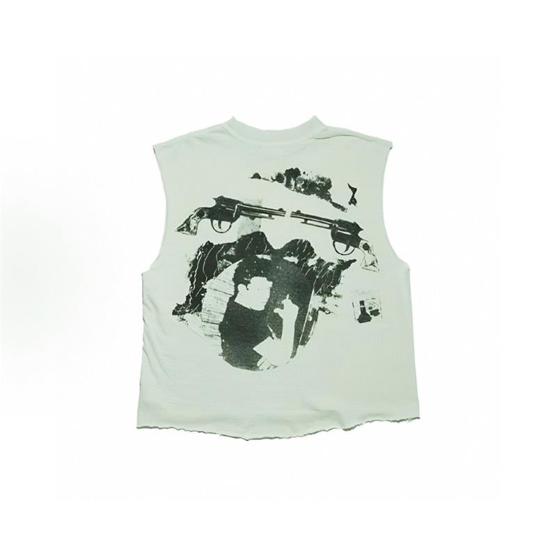 ENFANT RICHE DEPRIME Crew Neck Tank Top
