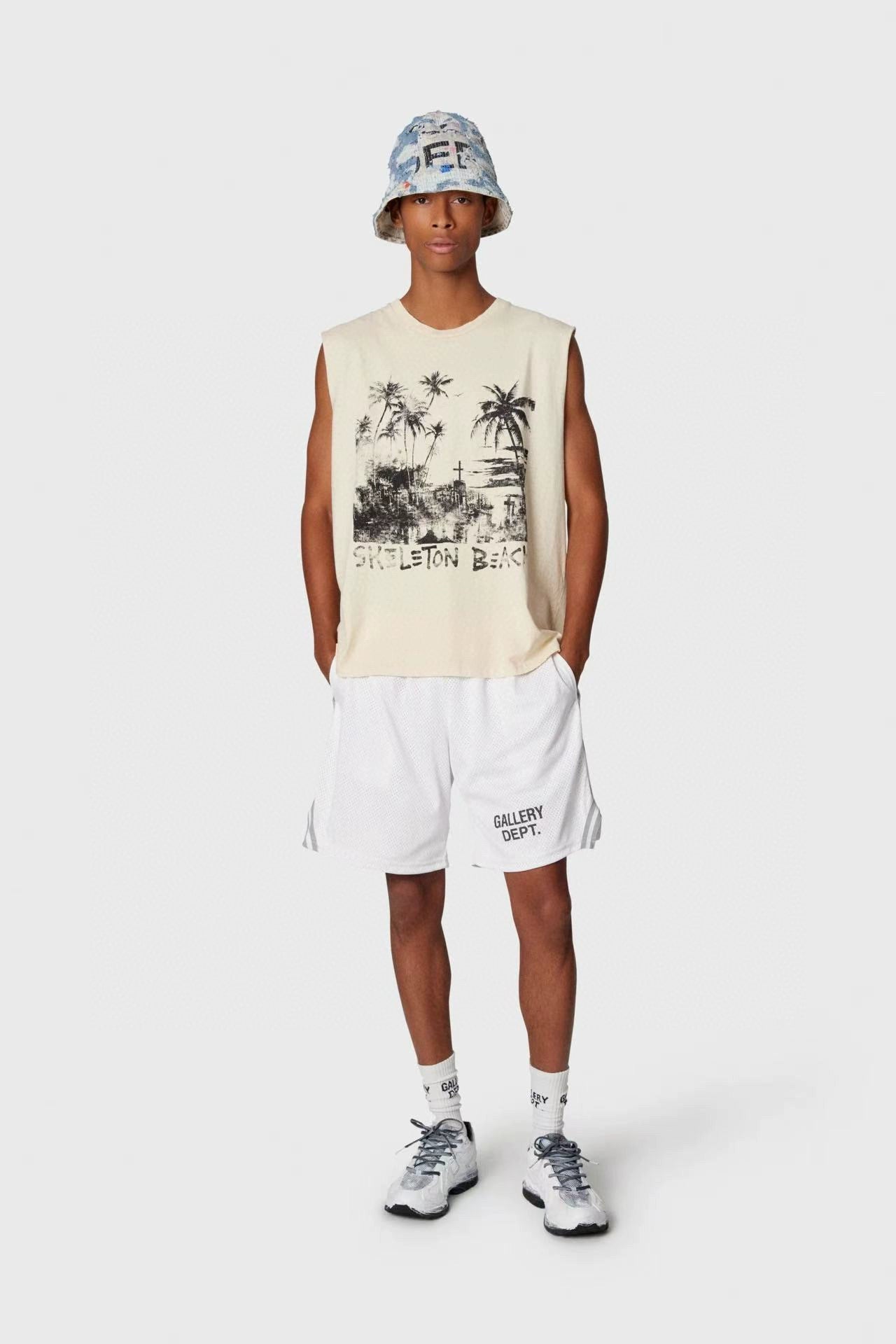 GALLERY DEPT DAY NIGHT SLEEVELESS TEE
