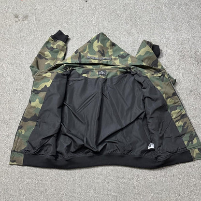 BROKEN PLANET CAMO ZIP-UP HOODIE