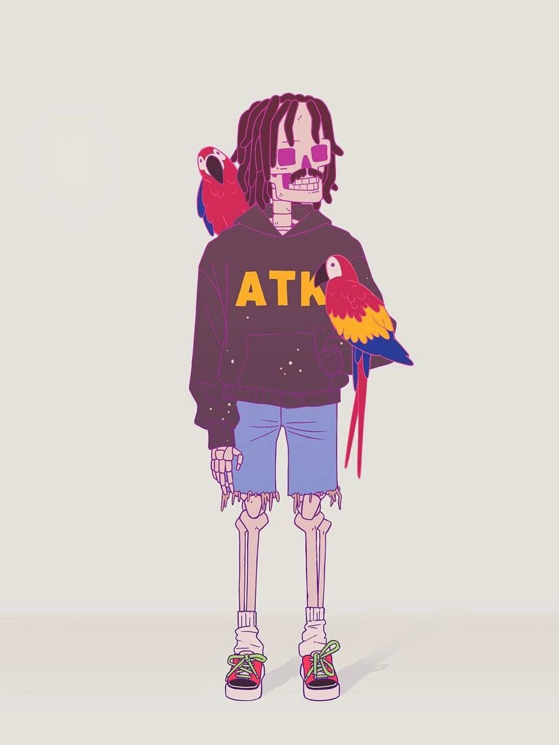 GALLERY DEPT ATK  VINTAGE HOODIE