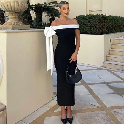 THE 'Banquet' HIP-WRAPPING LONG DRESS