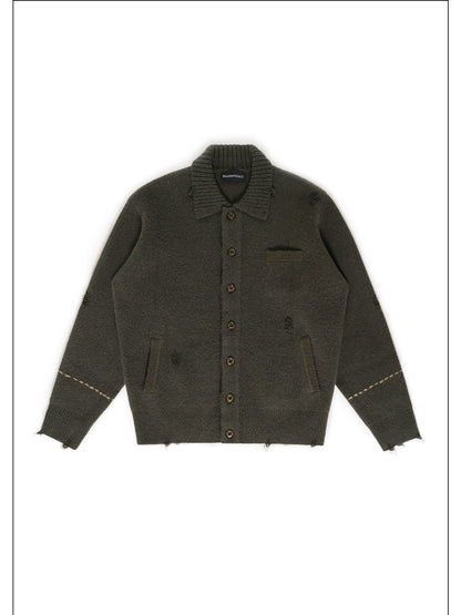MASONPRINCE Wool Handmade Sweater Cardigan