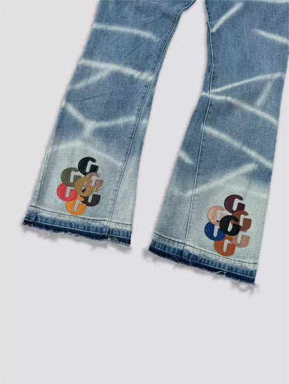 GALLERY DEPT LA FLARE MULTI G PATCH DENIM PANT