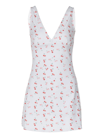 THE 'Tafetta' Floral Ruched Bust Slip Romper