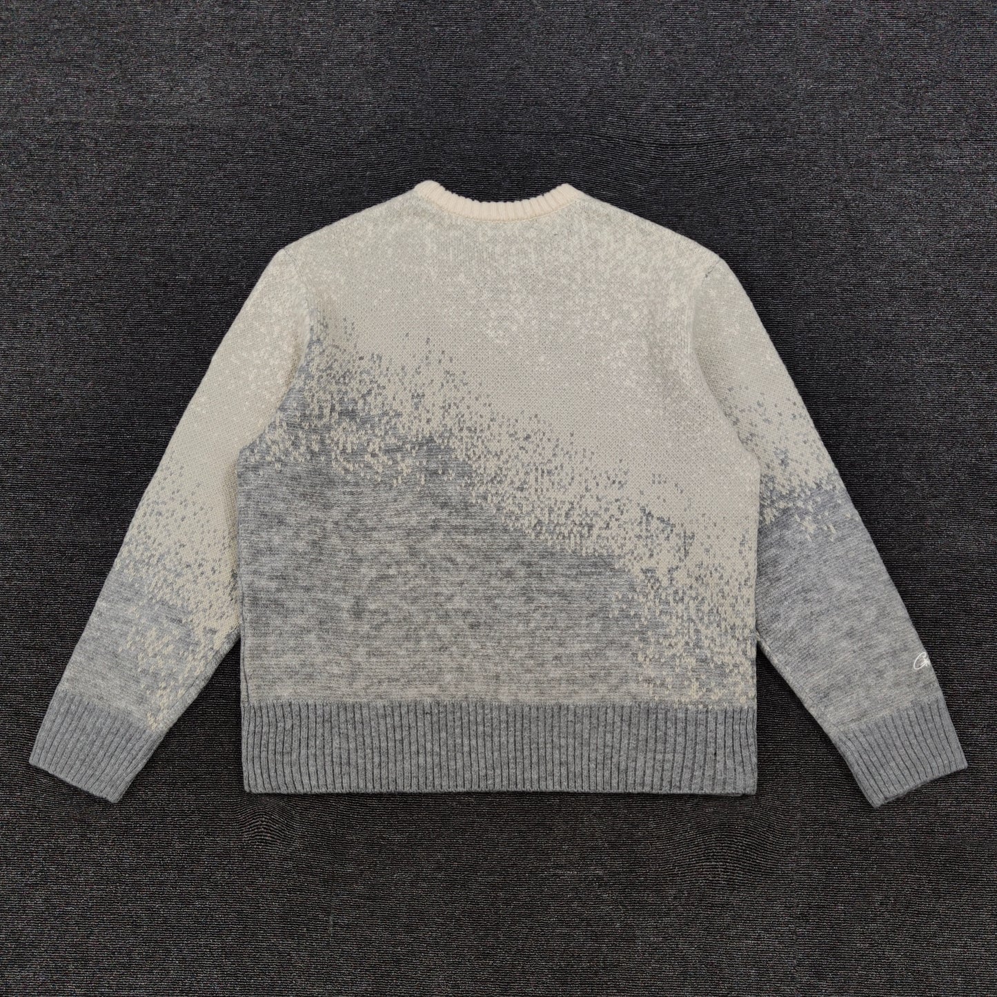 CORTEIZ C STAR GRADIENT MOHAIR KNIT SWEATER [Grey]