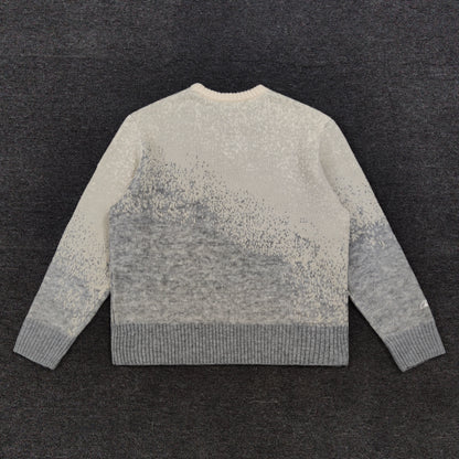 CORTEIZ C STAR GRADIENT MOHAIR KNIT SWEATER [Grey]
