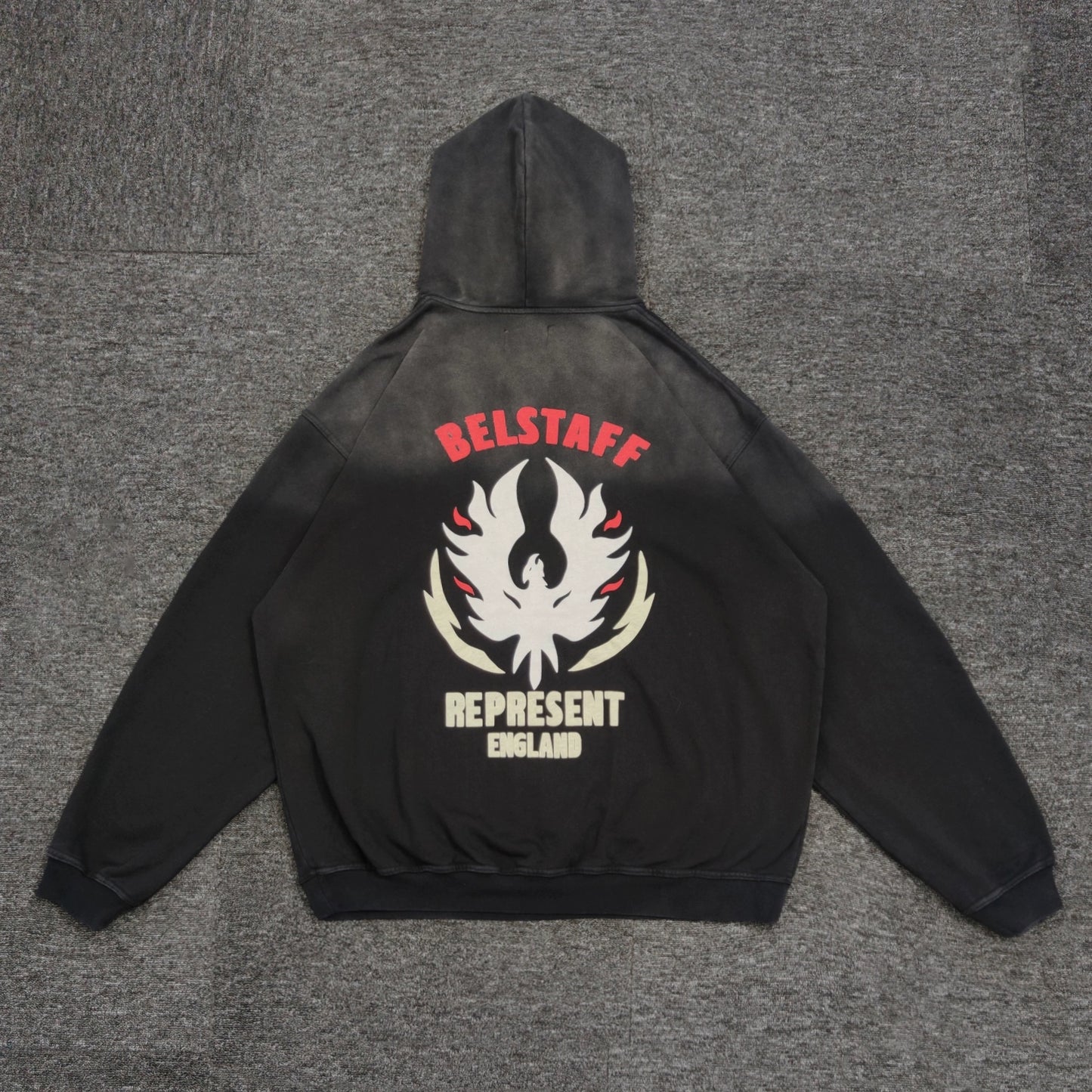 REPRESENT BELSTAFF  FLAME NIRVANA PHOENIX  HOODIE